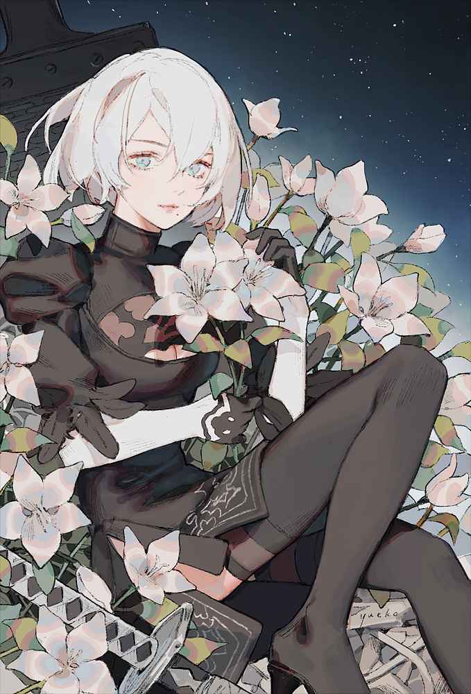 2b (nier and 1 more) drawn by yueko_(jiayue_wu)