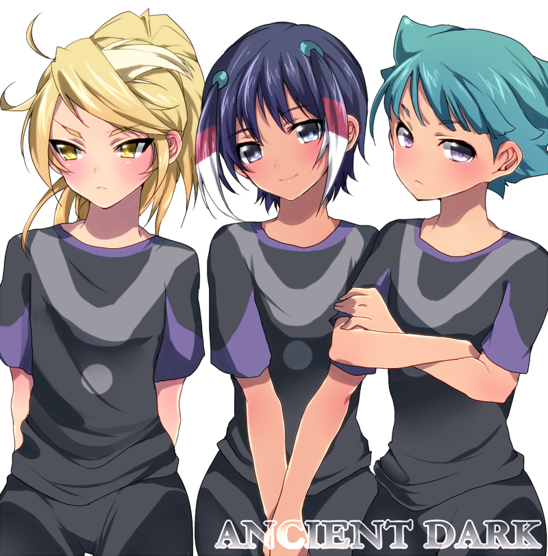 shuu, kai, and kiya kouji (inazuma eleven and 1 more) drawn by mataro_(matarou)