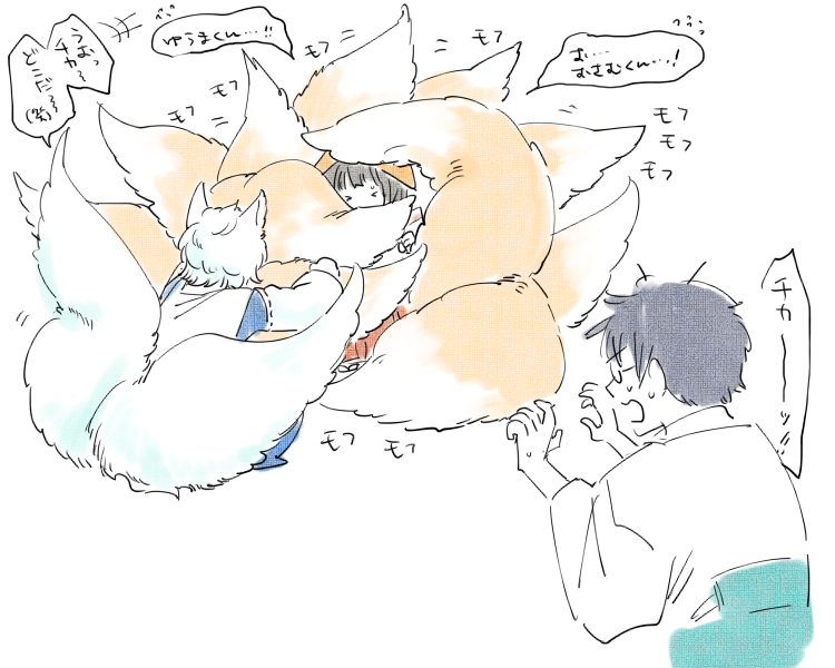 amatori chika, kuga yuuma, and mikumo osamu (world trigger) drawn by ayu0fish