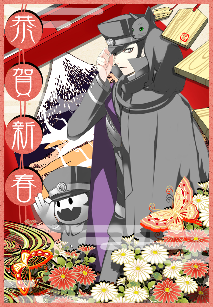 jack frost and kuzunoha raidou (shin megami tensei and 2 more) drawn by lento_(water)