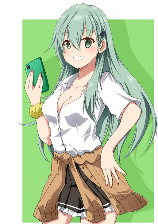 suzuya and suzuya kai ni (kantai collection) drawn by hinase_(jet_hearts)