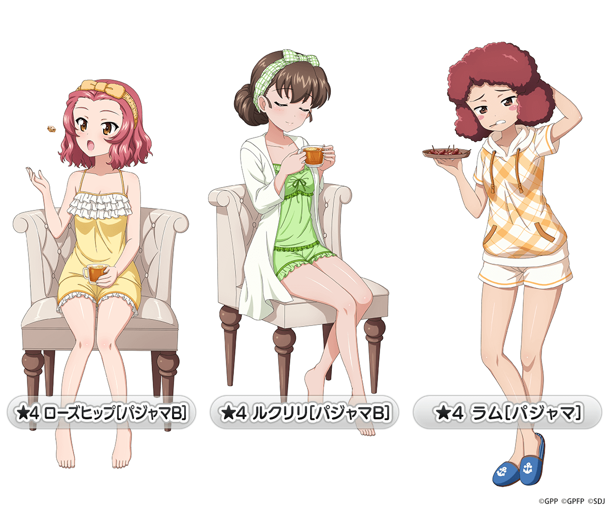 Rosehip Rukuriri And Rum Girls Und Panzer And 1 More Danbooru