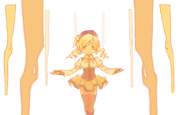 tomoe mami (mahou shoujo madoka magica) drawn by wato_samirika