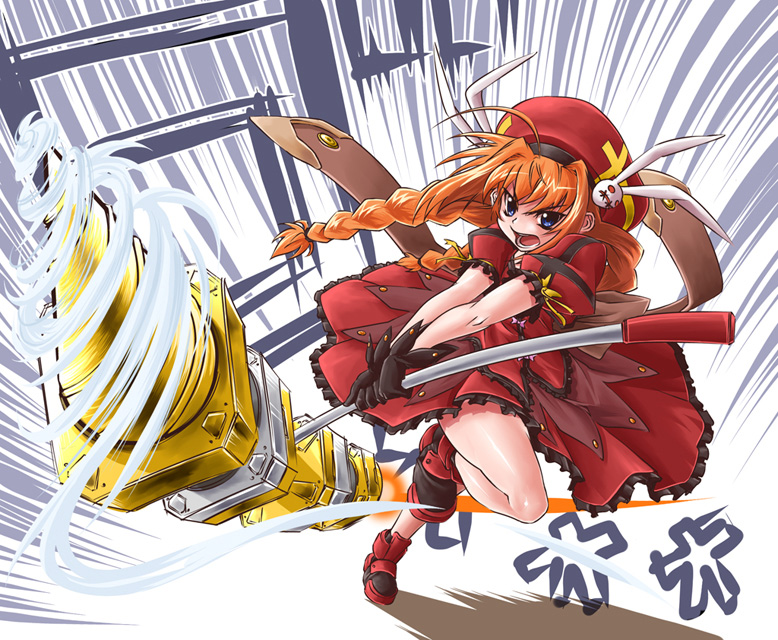 vita and graf eisen (lyrical nanoha and 2 more) drawn by nekomamire