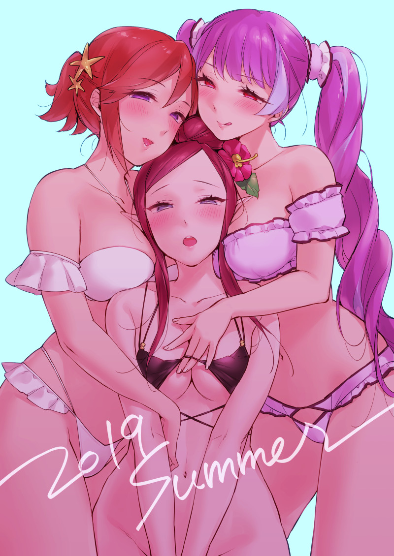 mikumo guynemer, kaname buccaneer, and mirage farina jenius (macross and 1 more) drawn by sasanoneko