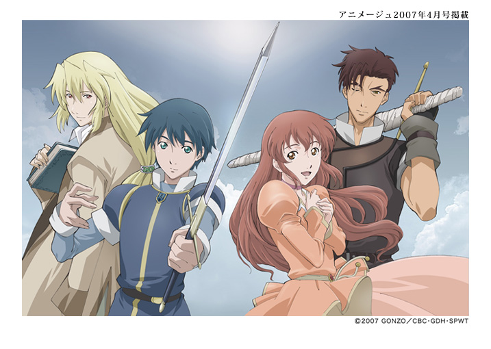 juliet fiammatta ars de capulet, romeo candore de montague, francisco, and curio (romeo x juliet) drawn by harada_hiroki