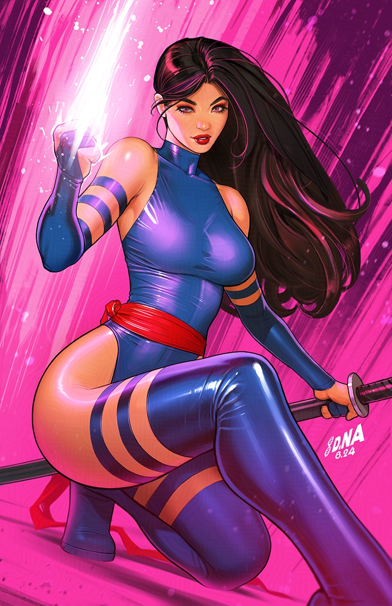 psylocke (marvel and 1 more) drawn by david_nakayama
