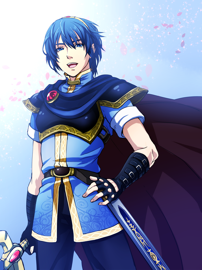 marth (fire emblem and 1 more) drawn by 9tt6
