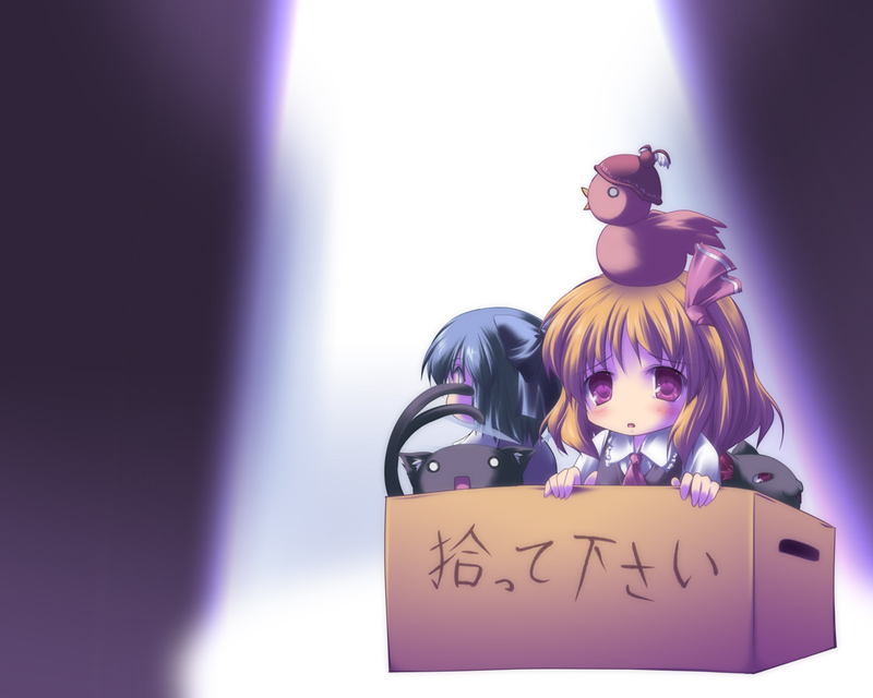 cirno, kaenbyou rin, rumia, chen, and mystia lorelei (touhou) drawn by subaru_noji