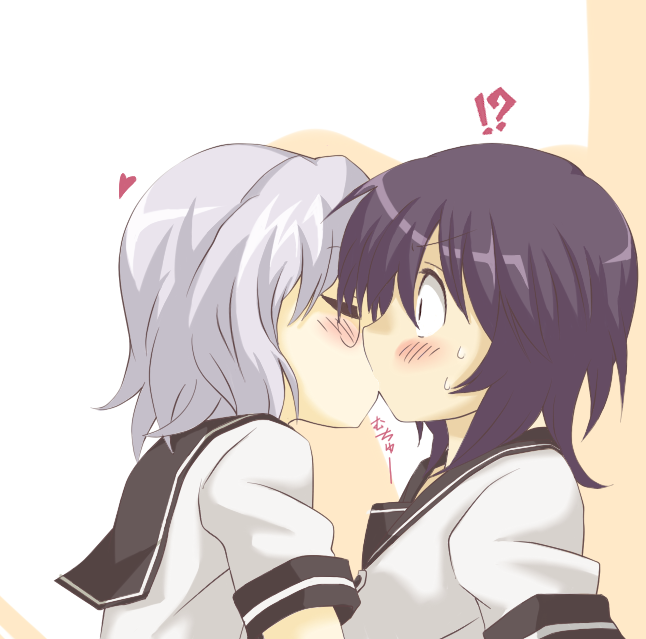 funami yui and ikeda chitose (yuruyuri) drawn by oteruko_(wanabeee)