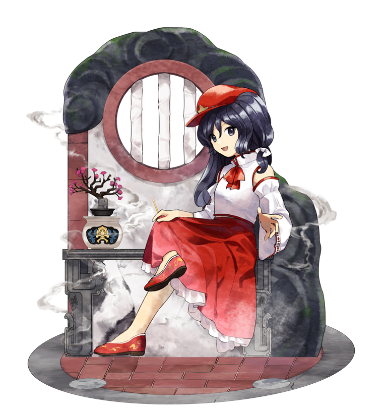 label girl (touhou and 1 more) drawn by kaigen_1025