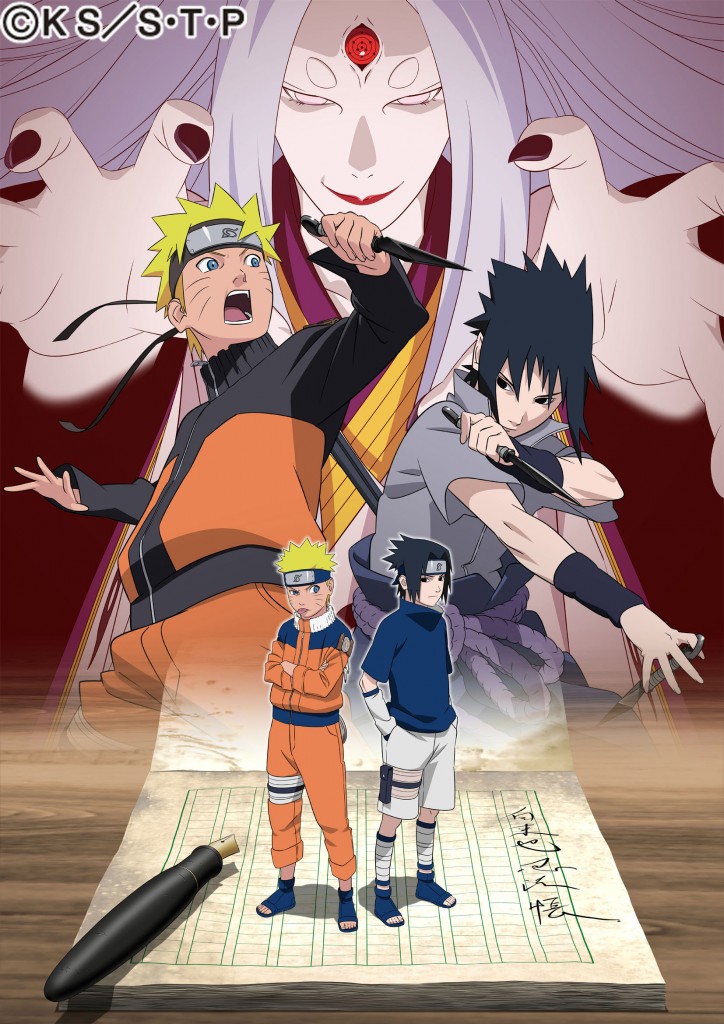 uzumaki naruto, uchiha sasuke, and ootsutsuki kaguya (naruto and 1 more)
