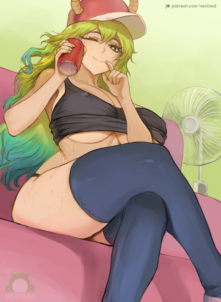 lucoa (kobayashi-san chi no maidragon) drawn by nextoad