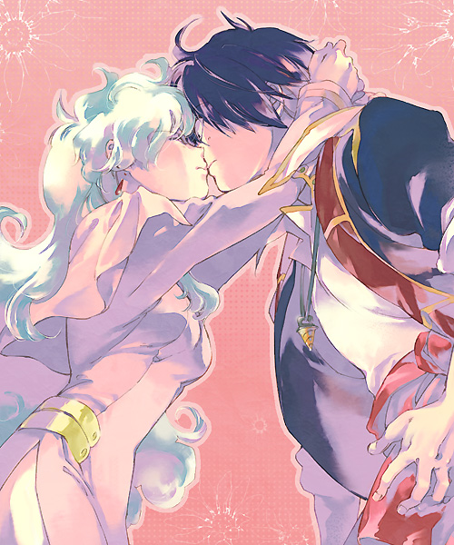nia teppelin and simon (tengen toppa gurren lagann) drawn by akutsu_(yuumi)