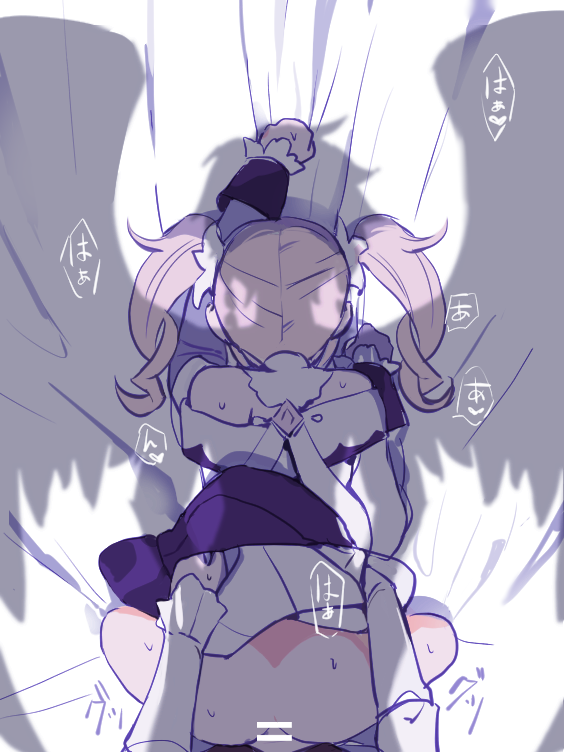 venti and barbara (genshin impact) drawn by rome_romedo