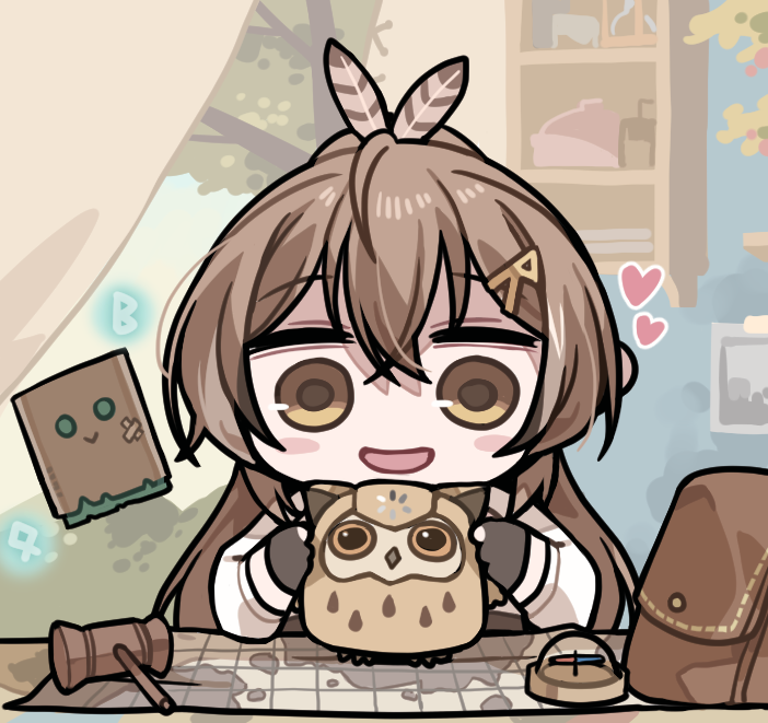 nanashi mumei, friend, and hootsie (hololive and 1 more) drawn by clipe