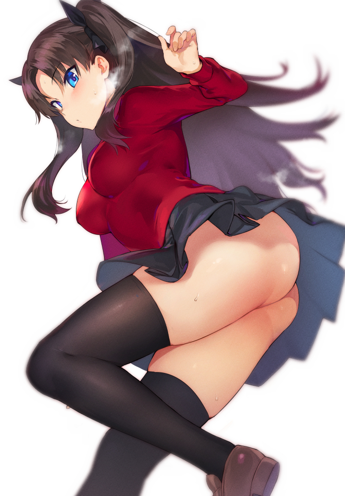 tohsaka rin (fate and 1 more) drawn by ikuchan_kaoru