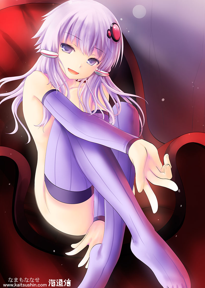 yuzuki yukari (vocaloid and 1 more) drawn by namamo_nanase