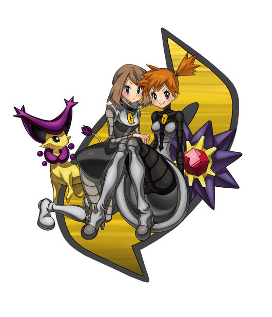 may, misty, starmie, and delcatty (pokemon) drawn by sasairebun