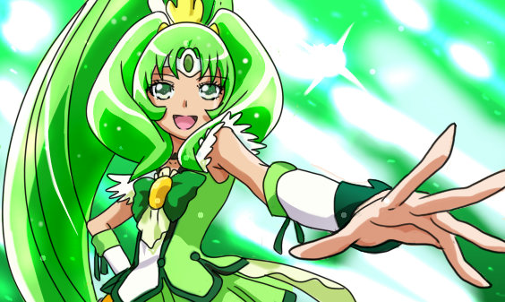 midorikawa nao and cure march (precure and 1 more) drawn by funanaga_nemoro