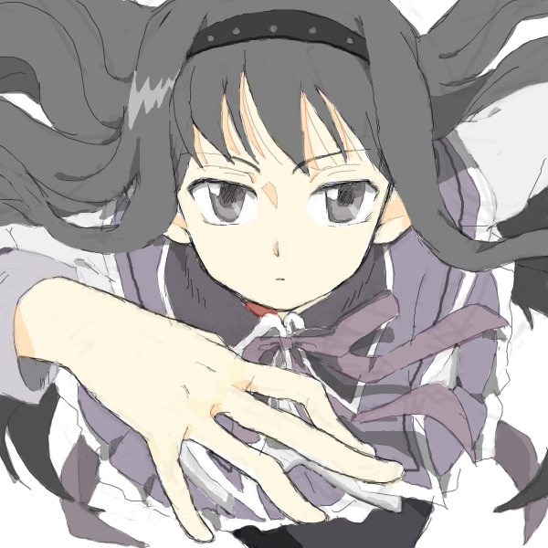 akemi homura (mahou shoujo madoka magica) drawn by shouyuuu