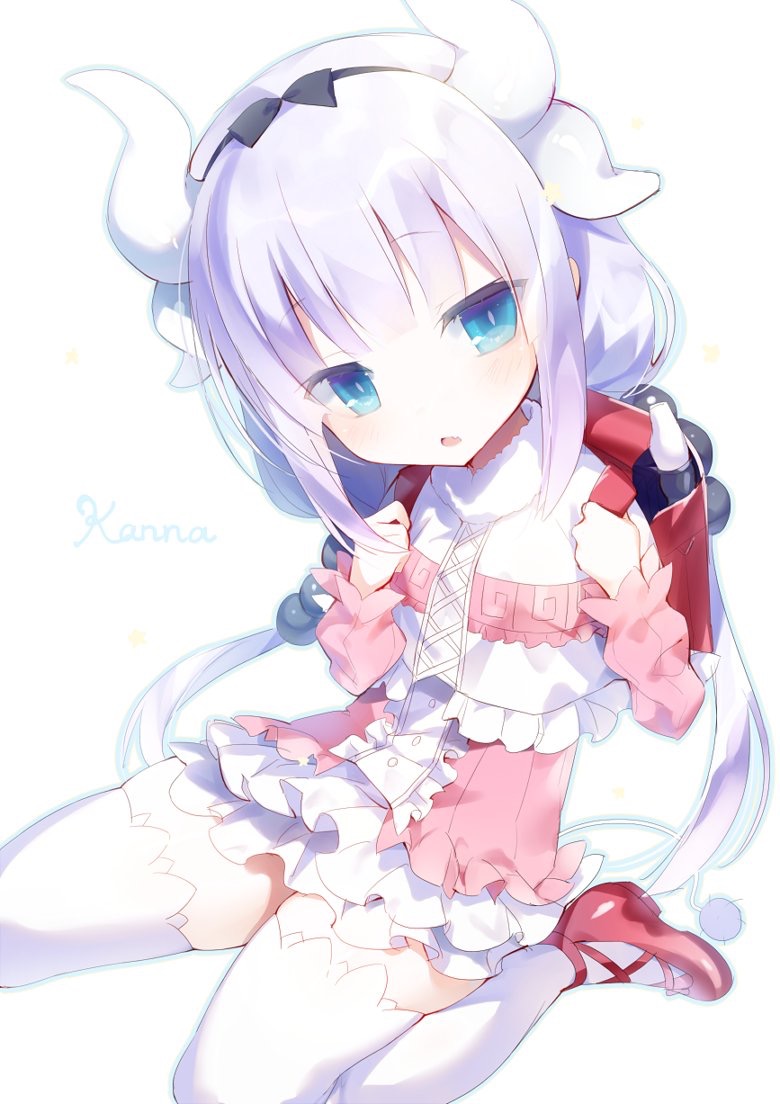 kanna kamui (kobayashi-san chi no maidragon) drawn by yoruneko