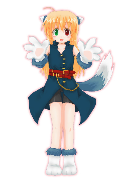 vivio and zafira (lyrical nanoha and 1 more) drawn by pw_(pochiwantan)