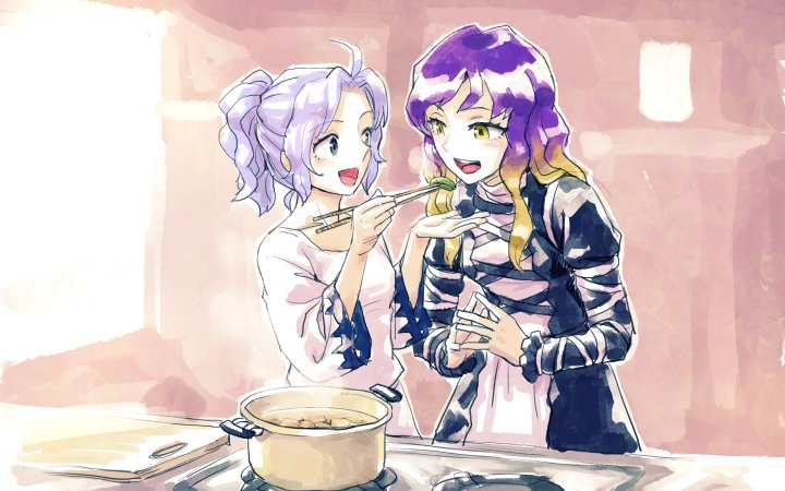 hijiri byakuren and kumoi ichirin (touhou) drawn by meimaru_inuchiyo