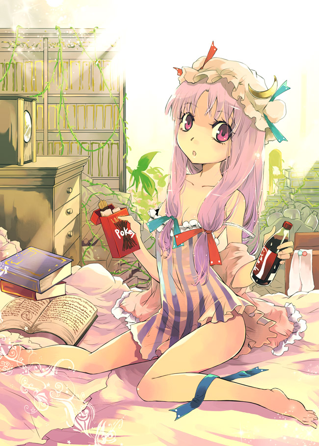 patchouli knowledge (touhou and 1 more) drawn by yuu_(kfc)