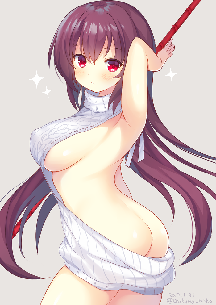 scathach (fate and 1 more) drawn by narusegawa_riko