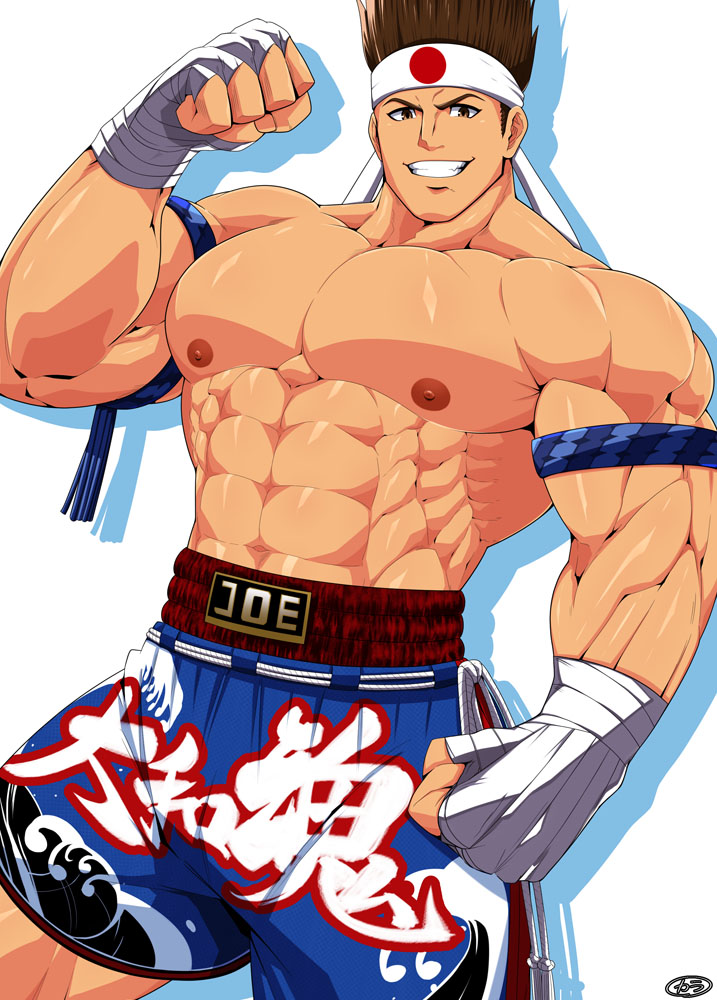 joe higashi (the king of fighters and 1 more) drawn by karakuraax