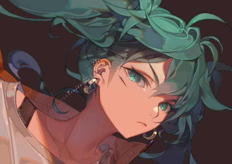 hatsune miku (vocaloid and 1 more) drawn by kawacy