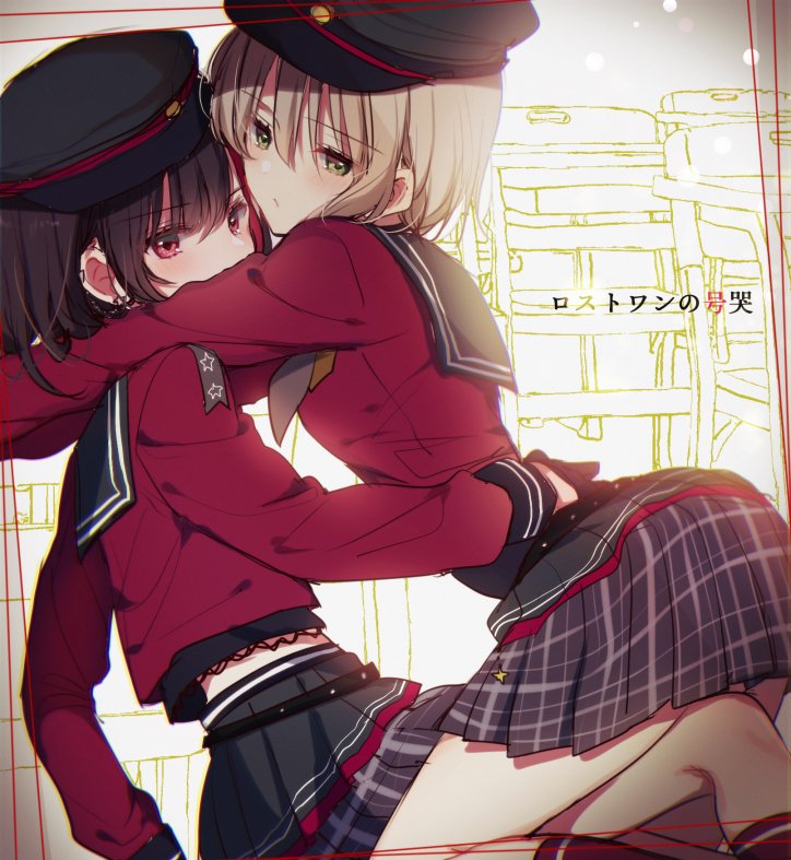 mitake ran and aoba moca (bang dream! and 1 more) drawn by mizukikushou