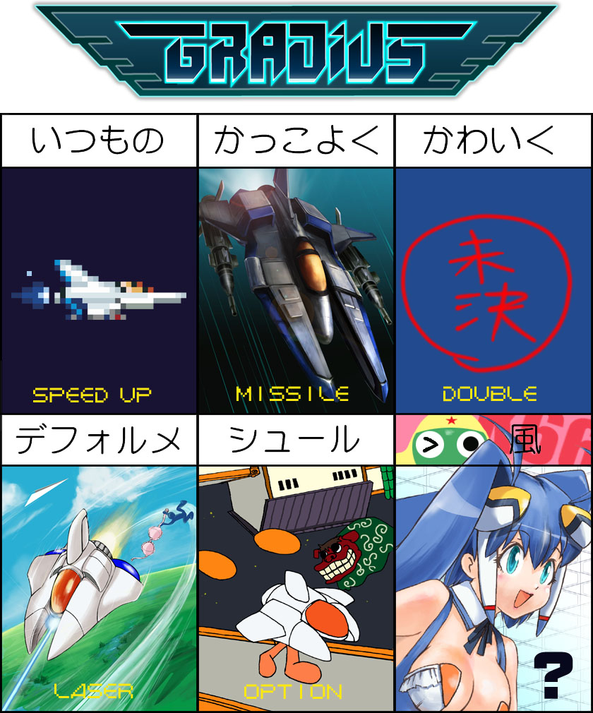 vic viper and shishi-mai (keroro gunsou and 2 more) drawn by aoyagi