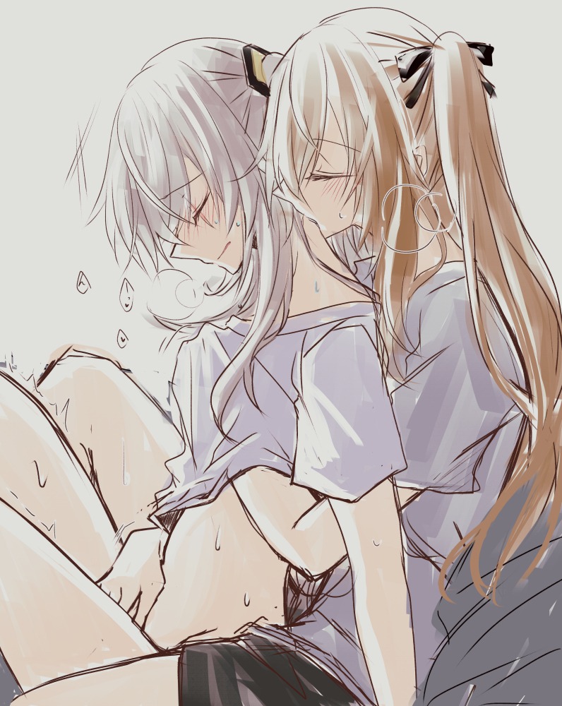 ump45 and ump9 (girls' frontline) drawn by monokuro_(sekahate)