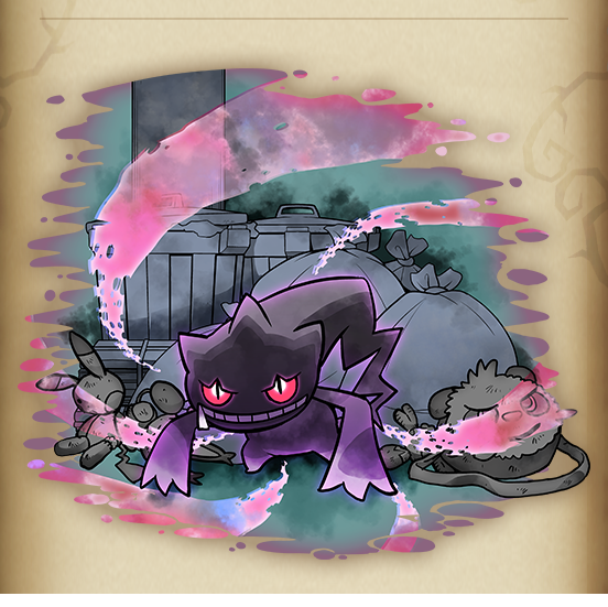 pikachu, skitty, banette, pancham, and flabebe (pokemon) drawn by ariga_hitoshi