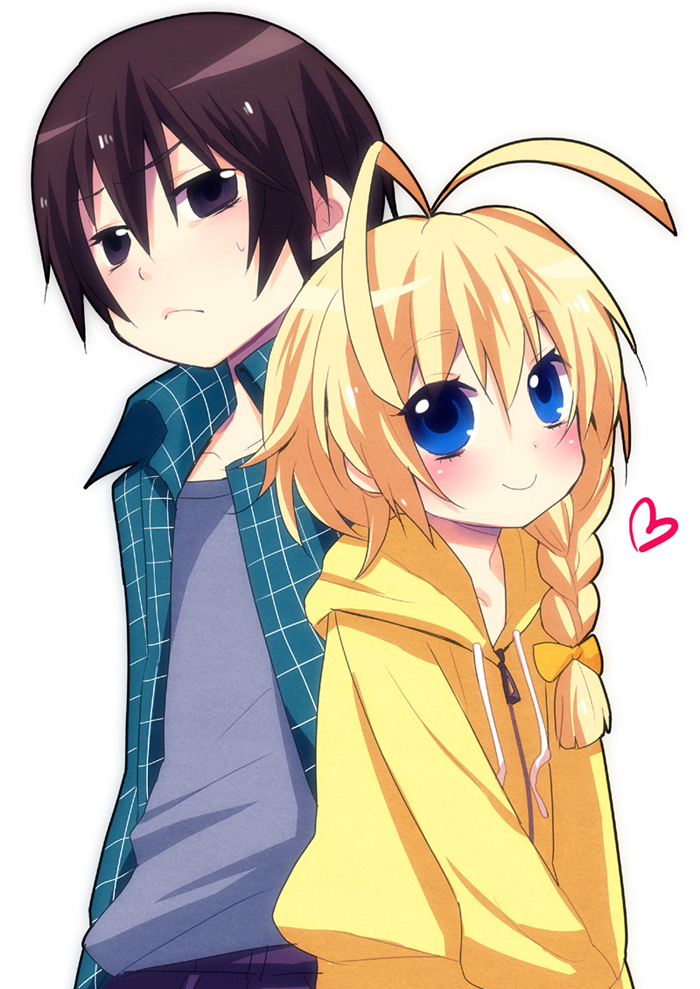 hastur and yasaka mahiro (haiyore! nyaruko-san) drawn by yomorin