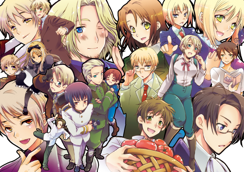 america, united kingdom, japan, russia, china, and 14 more (axis powers hetalia) drawn by eikichi_(hp001)
