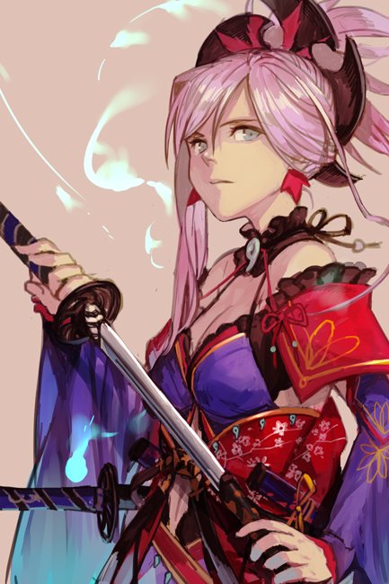 miyamoto musashi (fate and 1 more) drawn by hungry_clicker