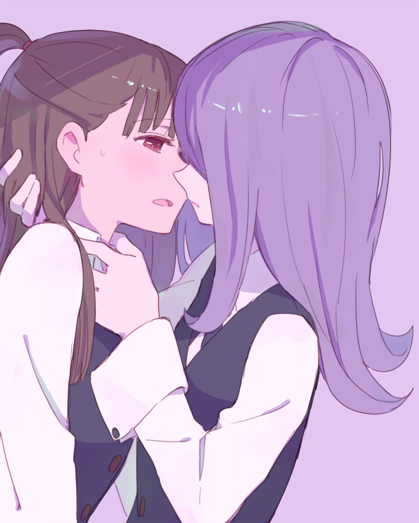 kagari atsuko and sucy manbavaran (little witch academia) drawn by sou_(tuhut)