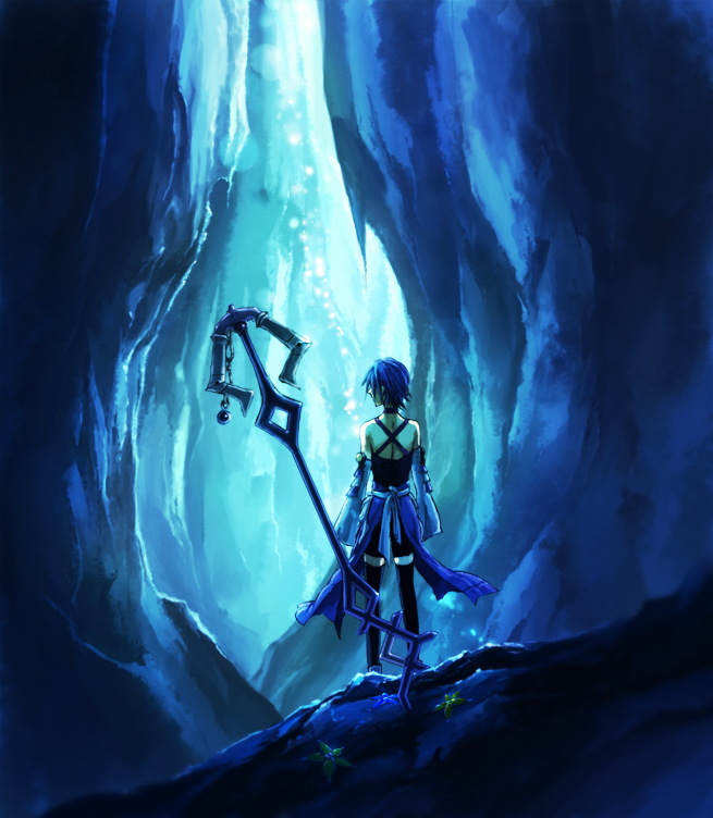 aqua (kingdom hearts and 1 more) drawn by asato-sagamihara