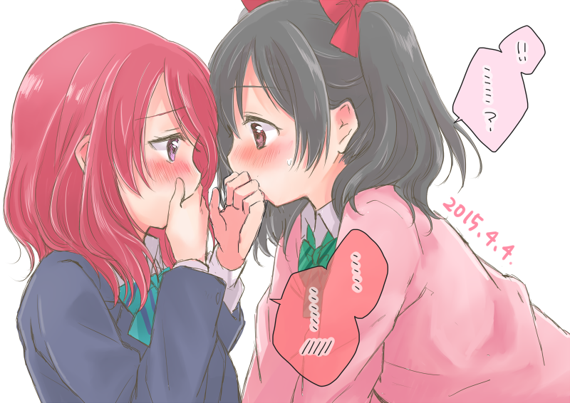 nishikino maki and yazawa nico (love live! and 1 more) drawn by satsuma_age