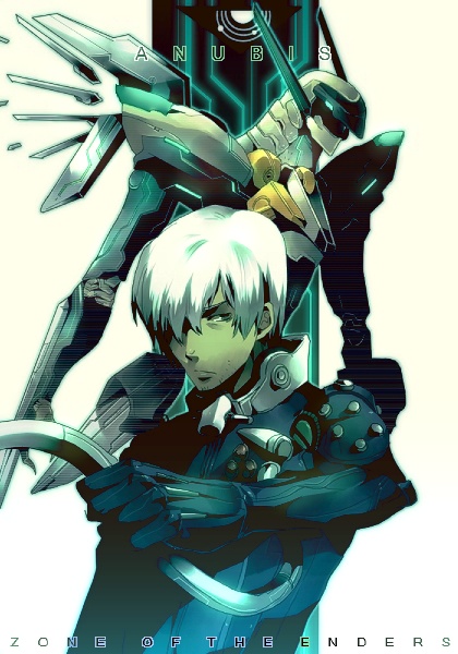 jehuty and dingo egret (zone of the enders and 1 more) drawn by sunakumo