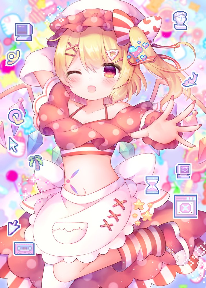 flandre scarlet (touhou and 1 more) drawn by coa_(chroo_x)