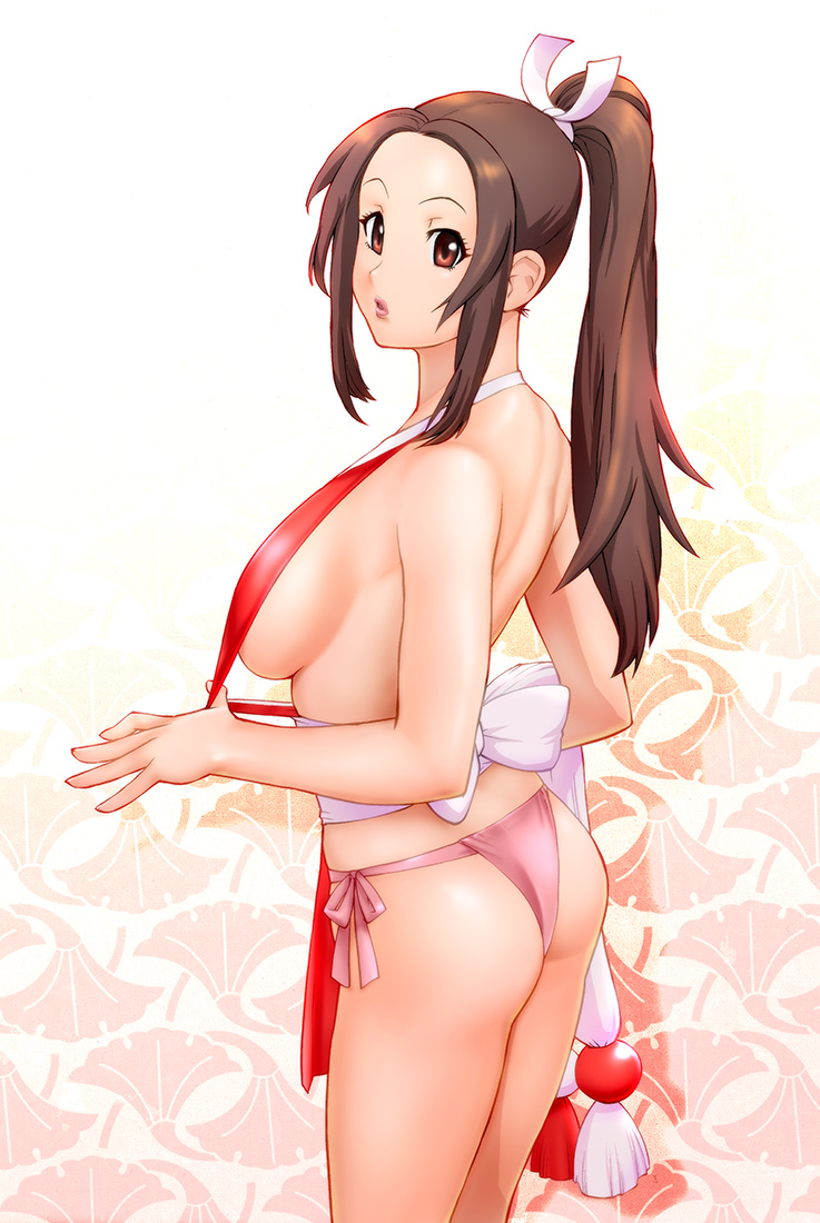 shiranui mai (the king of fighters and 1 more) drawn by ueyama_michirou
