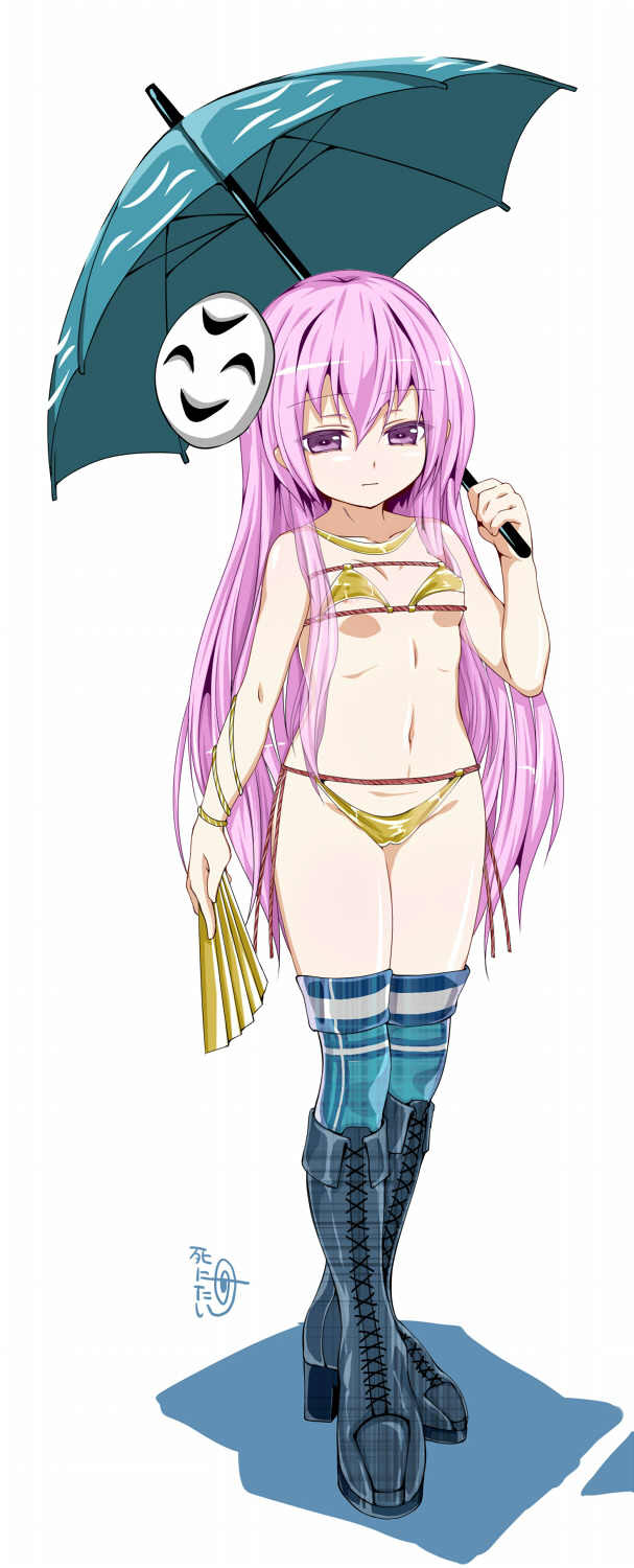 hata no kokoro (touhou) drawn by karasawa-40