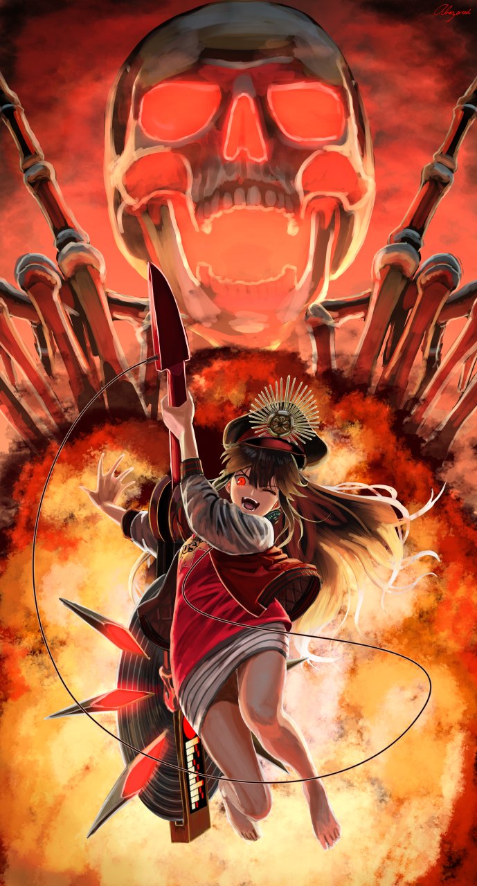 oda nobunaga (fate and 1 more) drawn by abazu-red