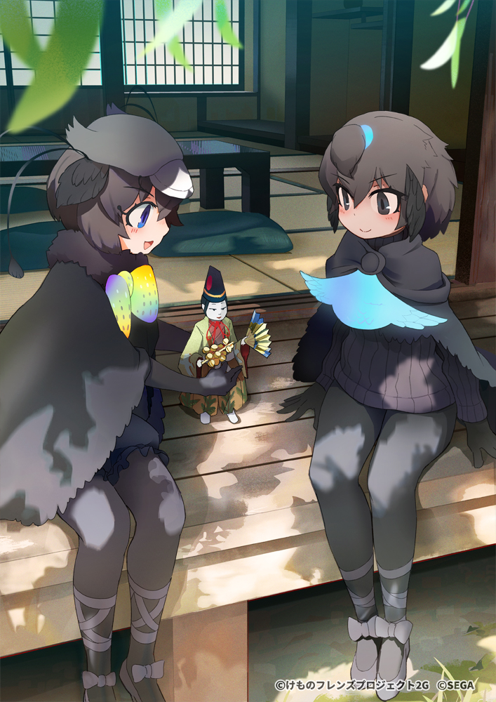 superb bird-of-paradise and western parotia (kemono friends and 1 more) drawn by saltlaver