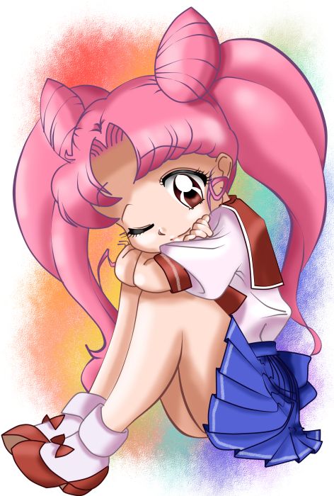 chibi usa (bishoujo senshi sailor moon) drawn by ru-chan