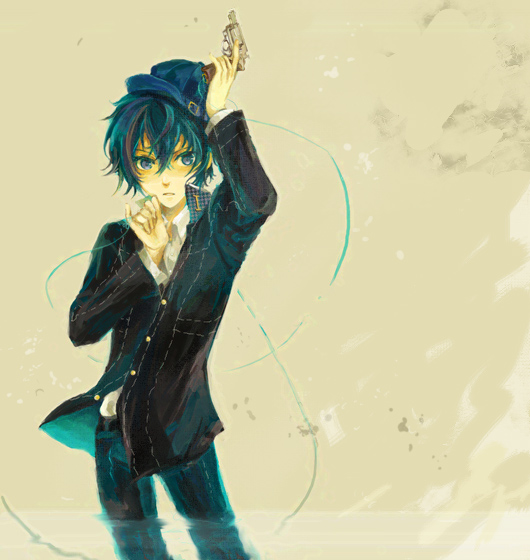 shirogane naoto (persona and 1 more) drawn by yuhazu_(rhe-rhe)
